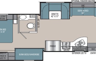 2020 Coachmen RV Mirada 35BH - Luxury Bunkhouse
