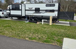 Wildwood 280RT Toy Hauler — Patio Deck, U-Dinette,