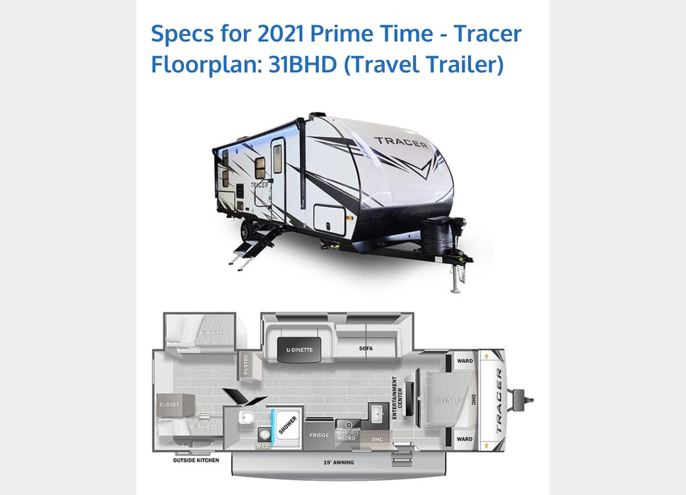 Travel Trailer rentals in Fresno