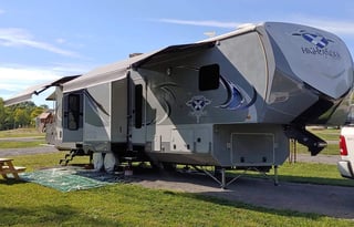 Glamping YOLO   2016 Open Range RV  38RGR