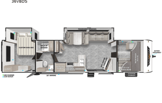 2023 Forest River RV Wildwood 36VBDS