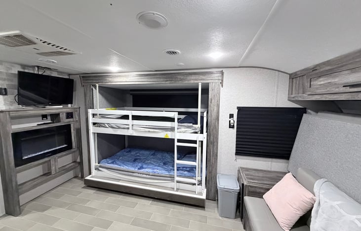 Spacious living area.