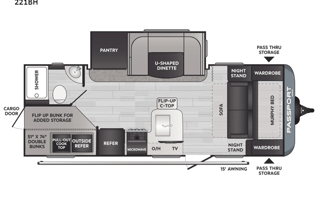 2022 Keystone RV Passport SL 221BH