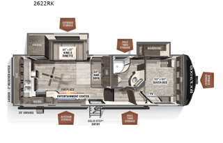 Forest River Rockwood Ultra Lite 2622RK