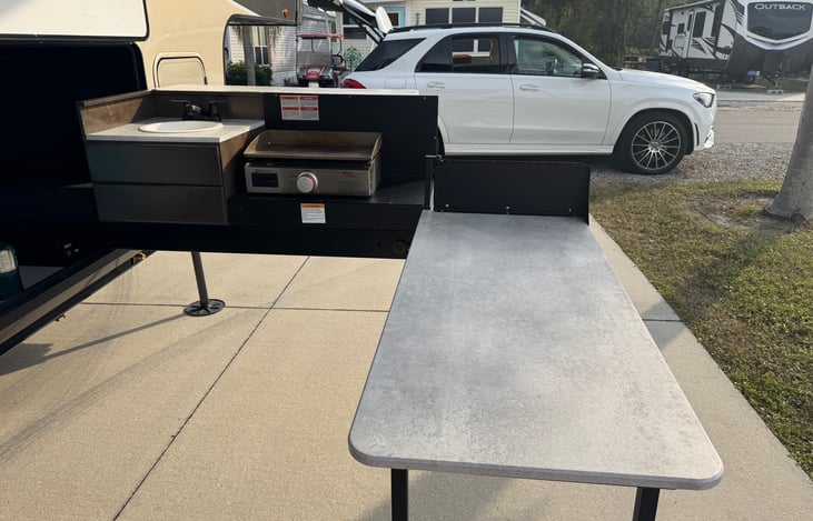 Outside kitchen