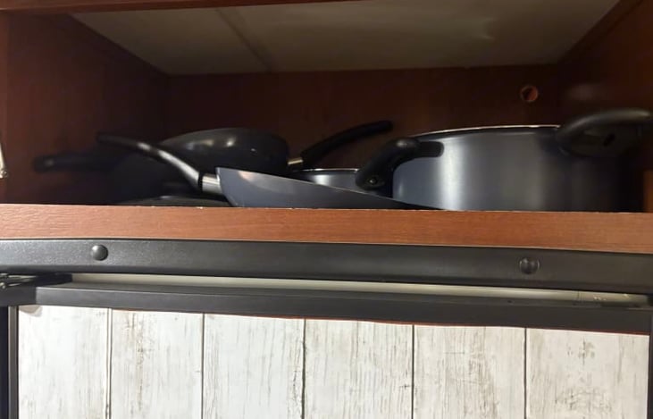 Pot and pans included