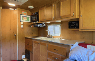 Retro Trailer "Big Red" in Mystic,  Delivery Only