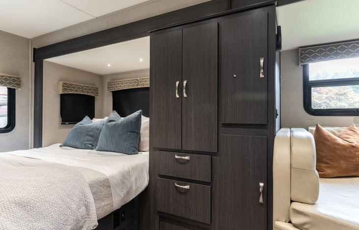 Wardrobe and pantry.