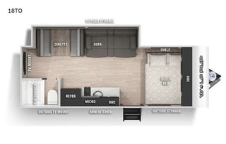 2021 Forest River RV Cherokee Wolf Pup 18TO