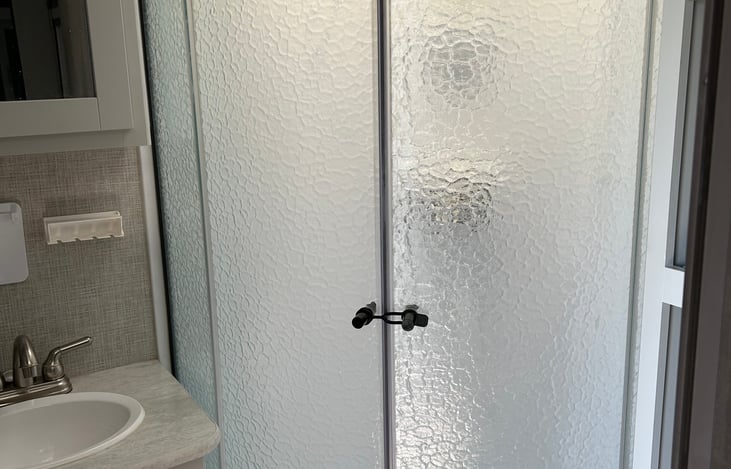 tall shower