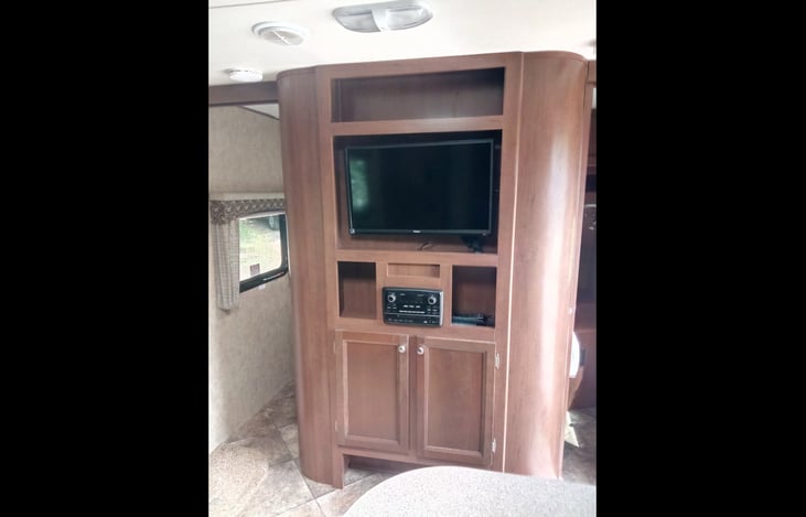 Entertainment center.