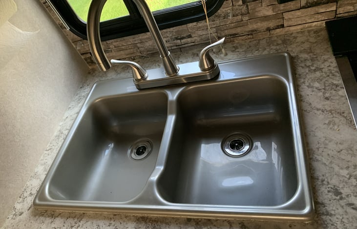 double kitchen sink
