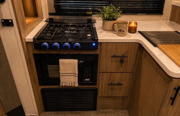 Fully Equipped Kitchen with Modern Appliances