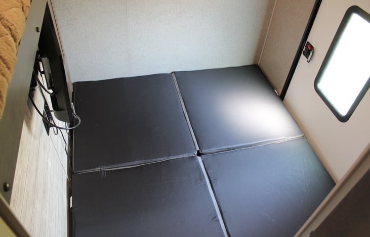 Play Cube Folded Out as Large Bed