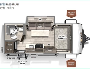 Forest River RV Rockwood GEO Pro G19FBS