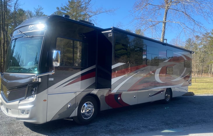 Driver side, slide out.