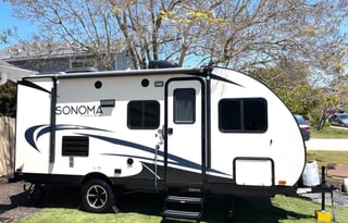 Cozy, comfy travel trailer