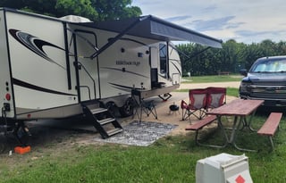 Kenneth and Melisia's home away from home.