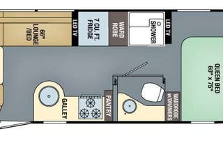 "Sky Glider" Airstream Flying Cloud 25FB