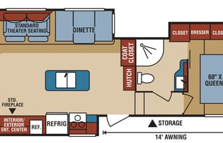 2017 KZ Durango 1500 D281RLT