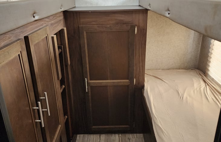 Storage in the bunk room