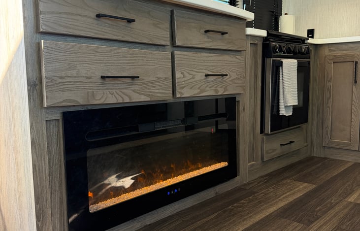 Cook, gather, and unwind! Enjoy a fully stocked kitchen, plenty of cabinet space, and a cozy fireplace for relaxing evenings.