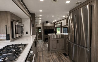 Kitchen with a View 2021 Heartland Landmark 365