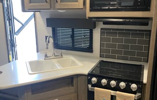 Elijah's bunkhouse trailer