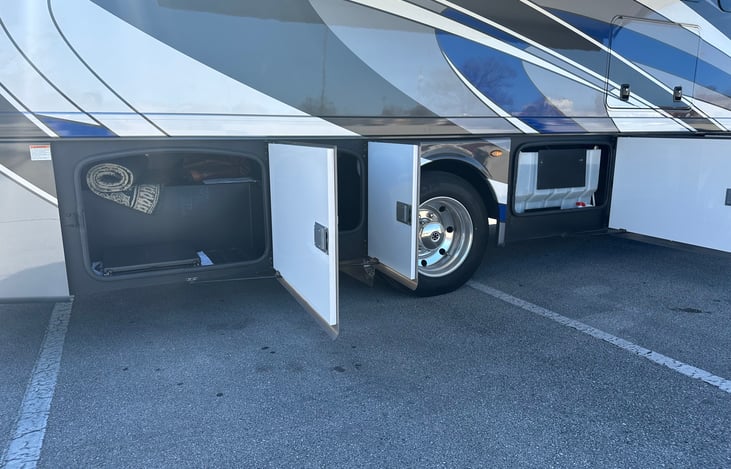 Storage on passenger side