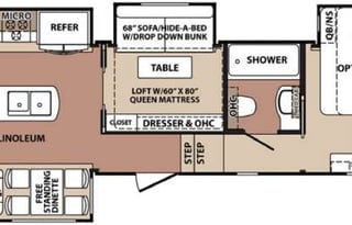 2016 Spacious Blue Ridge Fifth Wheel