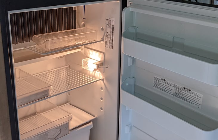 Large fridge & freezer.