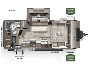 Forest River RV Flagstaff Micro Lite 22FBS