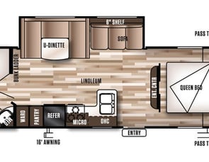Forest River RV Wildwood X Lite FS 263BHXL
