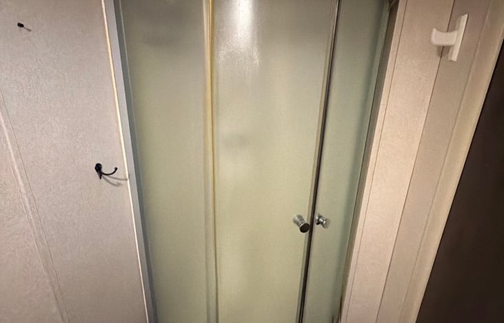 Glass enclosed Shower