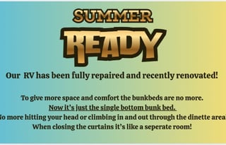 Sparks Big Dog Friendly 4 person Travel Trailer