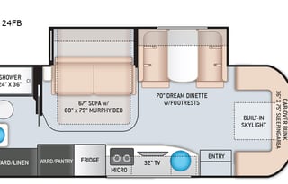 2020 Thor Motor Coach Delano Sprinter 24FB