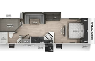 2022 Forest River RV Cherokee Grey Wolf 26DBH