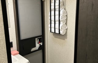 Camp at HOLIDAY TRAVEL PARK in our Travel Trailer!