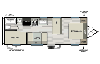 2018 Forest River Salem Cruise Lite 261 BHXL