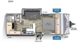 2024 Forest River RV Campsite Reserve 20AK