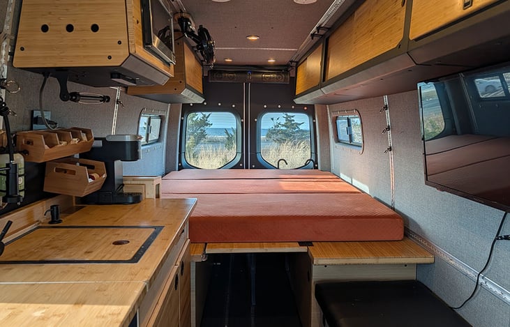 Large Queen-size bed