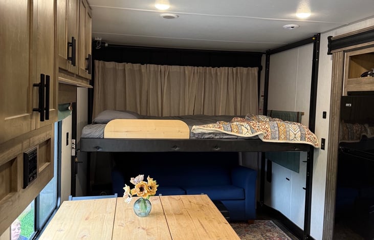 Happy Jack Bed- Lowered for Sleeping