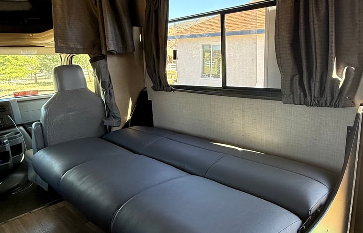 Couch morphed into a twin bed