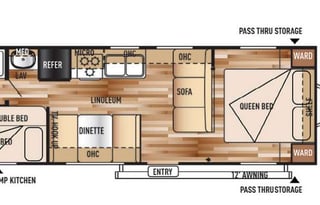 2016 Forest River RV Wildwood X-Lite 261BHXL