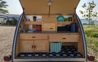 The Jackalope - Well-Stocked Teardrop Trailer