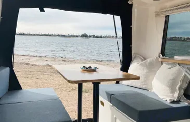 Dining Table which converts to Queen or Full bed.