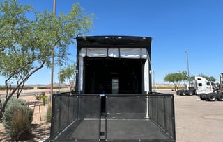 2020 Genesis 5th Wheel Toyhauler with deck patio