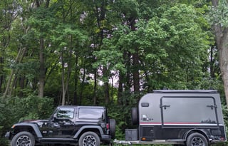 Easy Towing Trailer - Big Space In A Small Package