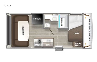2022 Prime Time RV Avenger LT 16RD