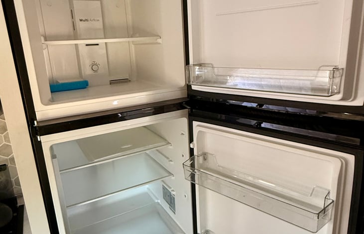 Large fridge and freezer